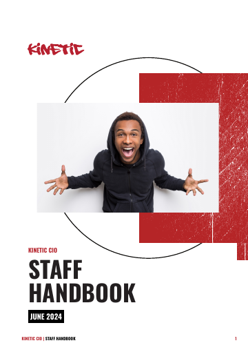 Cover of STAFF HANDBOOK 2024
